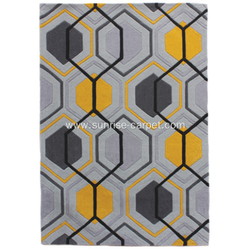 Acrylic Polyester Hand Tufted Carpet Rug